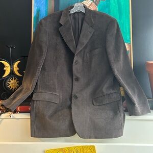 Moores Lineage 90s Y2K Men's Classic Brown Corduroy Blazer 42R